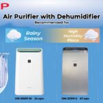 Enjoy Cleaner Air and Faster Laundry Drying with Sharp Air Purifier with Dehumidifier